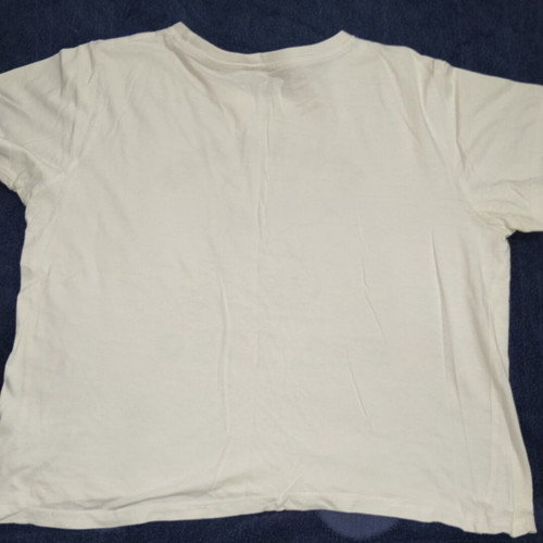 Set of 3 girls' crop T-shirts like new, wide fit, size 164 cm