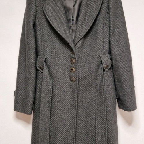 Raxevsky Small coat dark gray like new, 65% wool