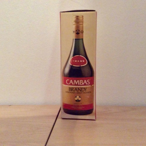 Brandy 5* Cambas 750ml 40% alc vintage new, collectible bottle
