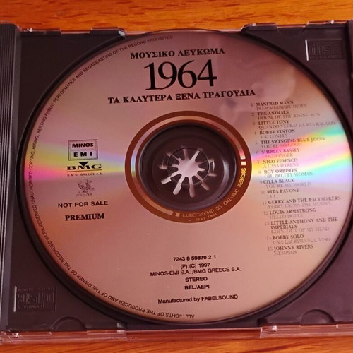 CD Music Album 1964 Like New, The Best Foreign Songs