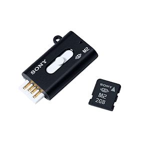 Sony Memory Stick [1GB & 2GB Micro M2 + USB Adapter]