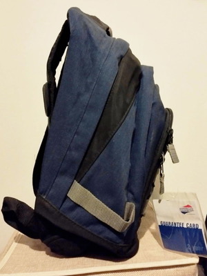 American Tourister Backpack 30 lt σαν καινούργιο, μαύρο και μπλε