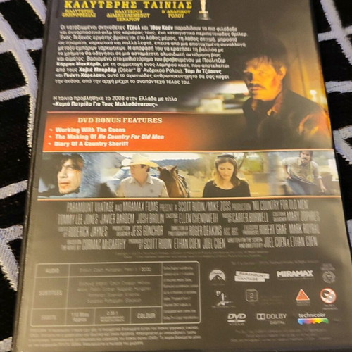 No Country for Old Men DVD like new with subtitles