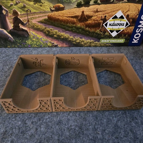 Catan Card Holder 3D printed, like new, 6 slots for sleeved cards