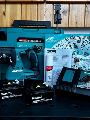 Makita DHR245 Κρουστικό Σκαπτικό Πιστολέτο Μπαταρίας Brushless 18V Καινούργιο