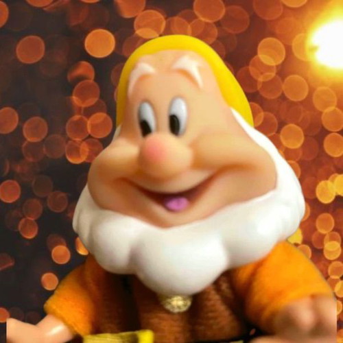 Dwarf figure used, rare plush and plastic