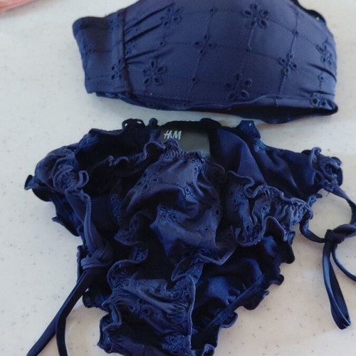 Μαγιό H&M καινούργιο, σκούρο μπλε, μέγεθος 40