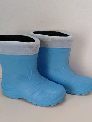 Children's Wellingtons boots used No.34 blue