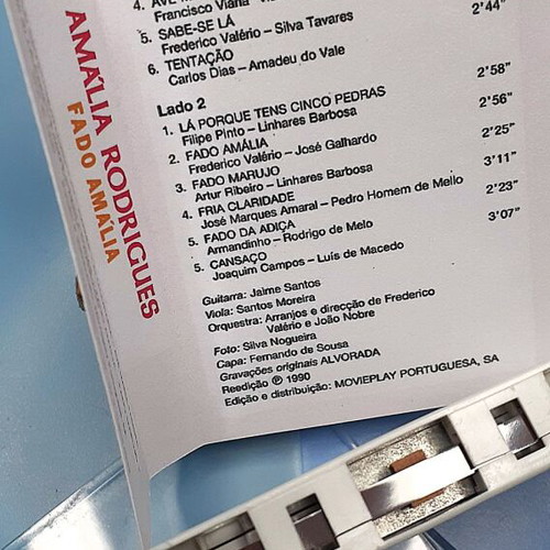Amália Rodrigues Os Grandes Fados cassette like new, traditional