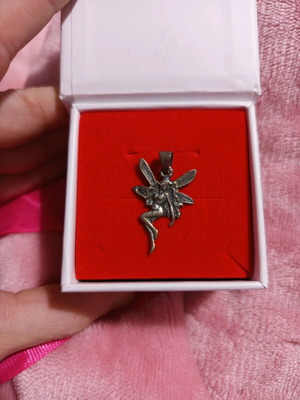 925 Fairy Pendant like new, silver