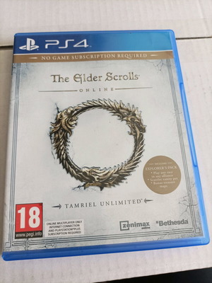 The Elder Scrolls Online game used for PS4