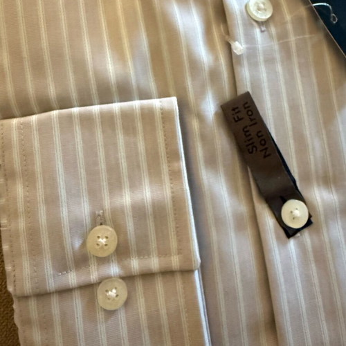 Calvin Klein men's shirt 100% cotton slim fit new, multicolor