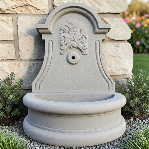 Garden fountain sink Saint George new, concrete