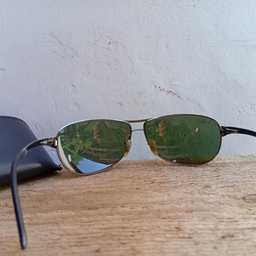 Ray-Ban sunglasses used, silver with original case