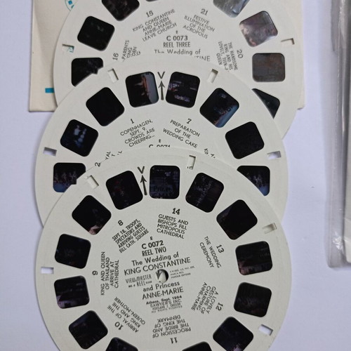 View Master sets dedicated to King Constantine and Anne-Marie's wedding like new