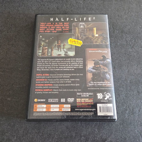 Half-Life 2 PC game used, English edition, 2004