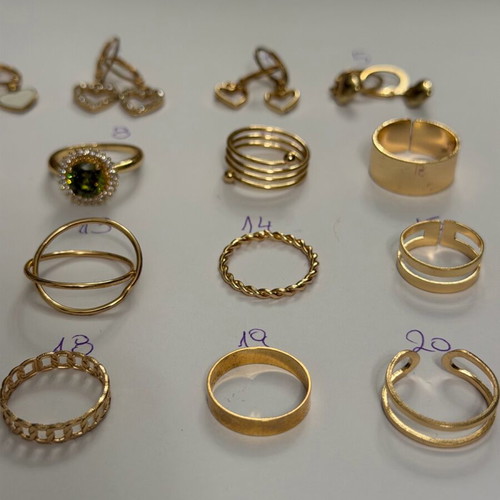 Rings new gold-colored