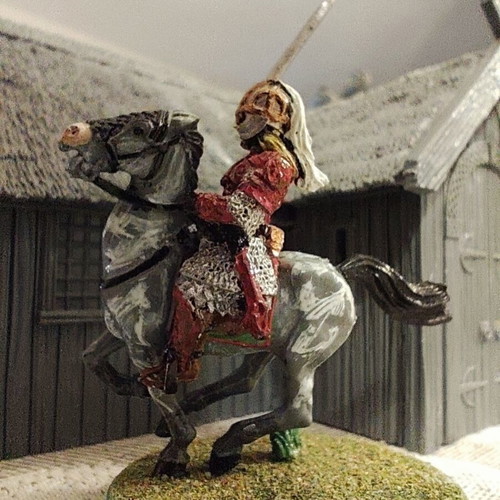 Éomer Mounted metal miniature used, Games Workshop 1999