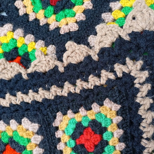 Handmade throw blanket like new with pillow