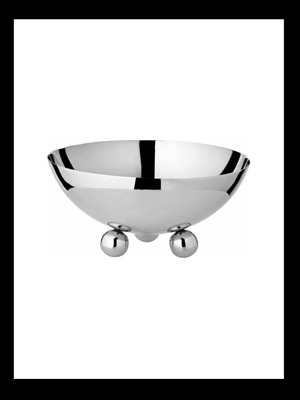 Edzard Chicago Bowl polished stainless steel, new