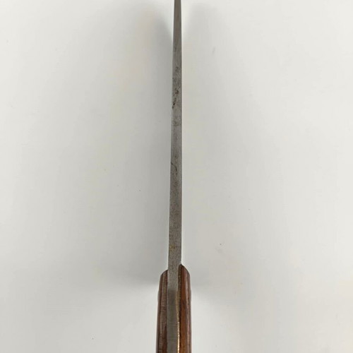 Sabatier Trumpet chef knife used, handmade heavy early 20th century