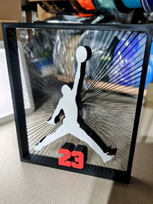 Jordan frame new, printed, 20 cm height