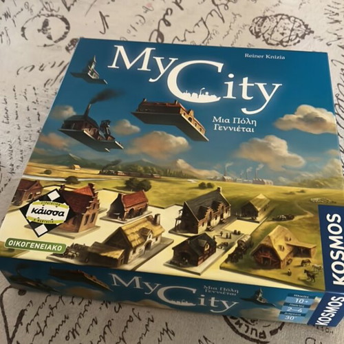 My City board game like new with some tokens marked