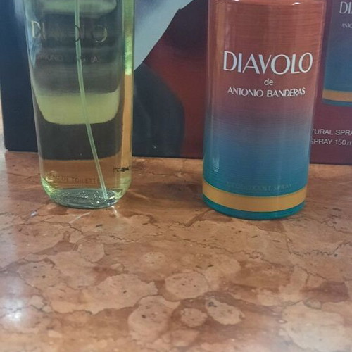 Vintage Antonio Banderas DIAVOLO gift set Eau de Toilette 100 ml and Deodorant Spray 150 ml new