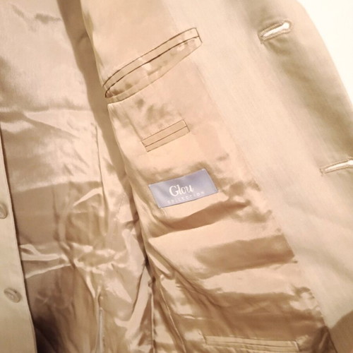Glou Collection men's suit beige size Medium new
