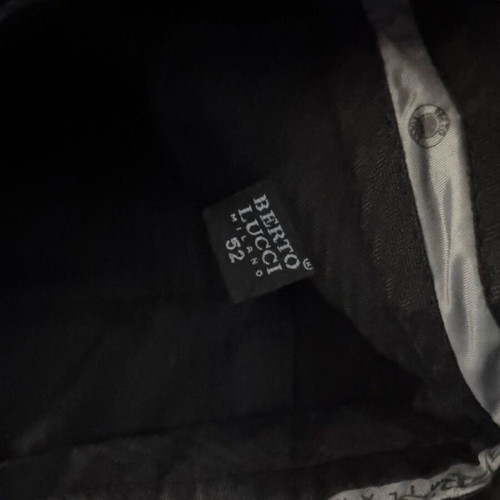 Berto Lucci suit used, black, size 52 with case