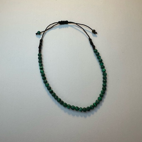 Real Malachite Crystal Energy Bracelet new, adjustable size