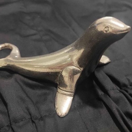 Collectible bottle openers used, metal chrome BMF 1980 vintage