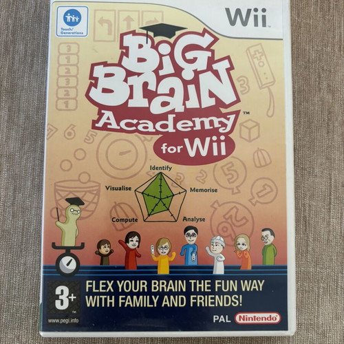 Big Brain Academy Nintendo Wii game used, English, complete