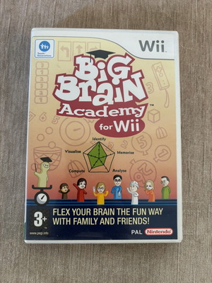 Big Brain Academy Nintendo Wii παιχνίδι μεταχειρισμένο, αγγλικό, πλήρες