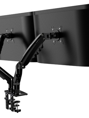 Invision Dual Monitor Arm 19"-32" Gas Spring 2-9kg per arm