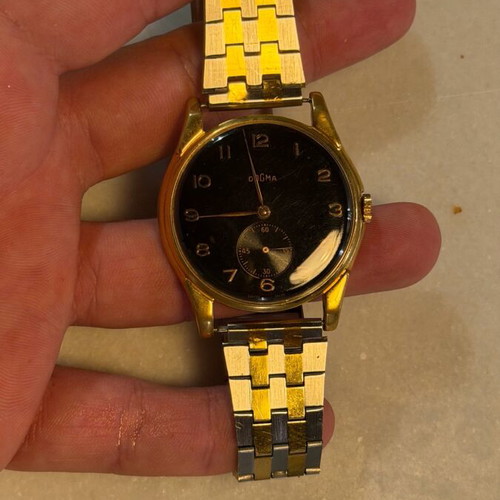 Dogma Prima Jumbo used watch with two-tone bracelet 39mm