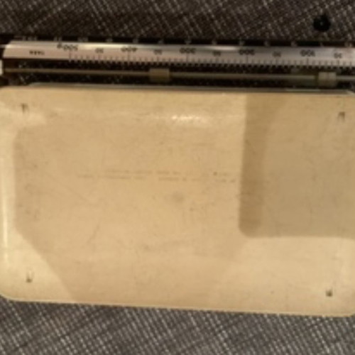 Baby scale antique used, vintage, functional