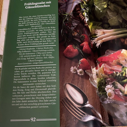 Salate cook book used, German language