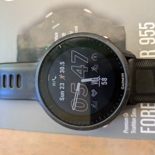 Garmin Forerunner 955 smartwatch, black, unisex