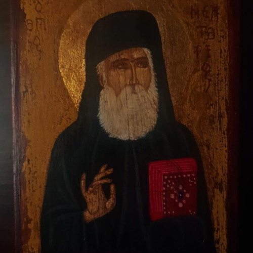Saint Nektarios Handmade Icon new