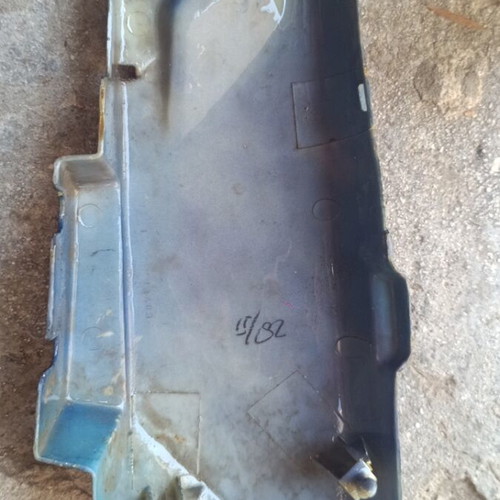 Honda Astrea Grand left side cover used, blue