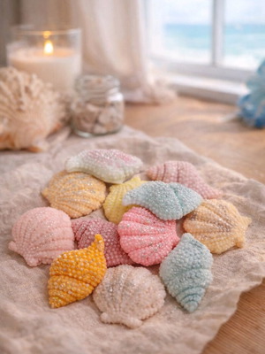 Wax melts mini κοχύλια 30g, 12 τεμάχια κατόπιν παραγγελίας