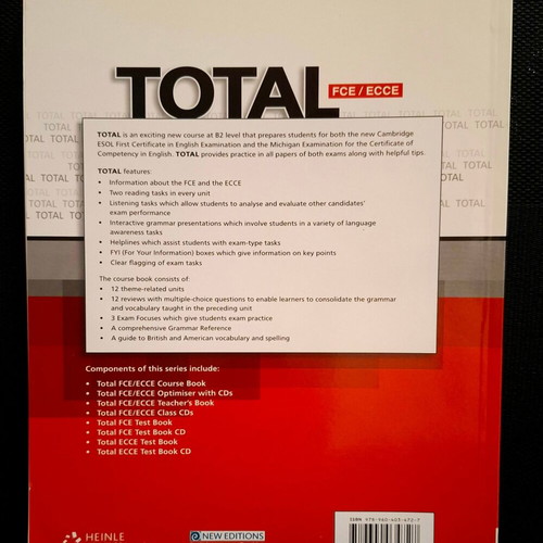 Total FCE/ECCE Coursebook new with key