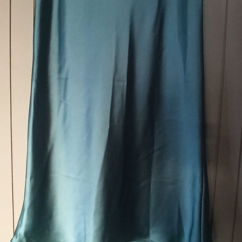 Satin skirt Zara like new, blue, size large