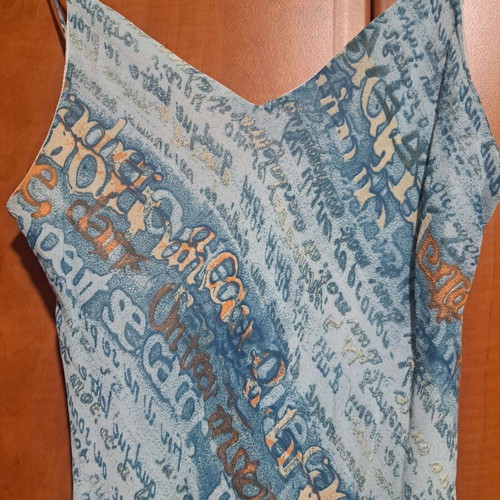 Dress shaped, light, like new, multicolor, size S