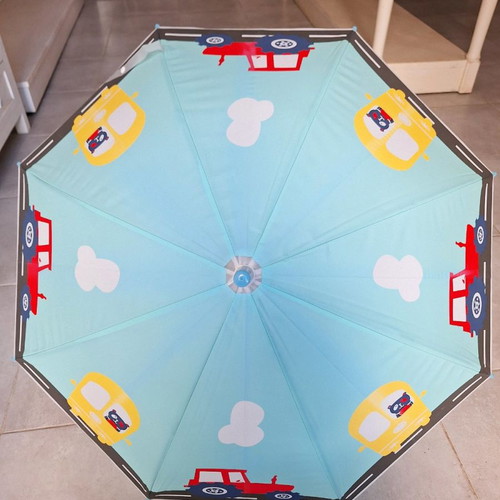Children's umbrella with tractor theme new 68 cm height