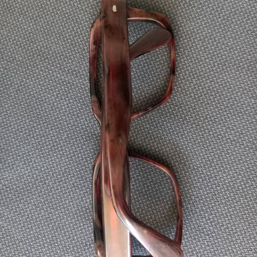 LODA 559 vintage handmade eyeglass frame new brown