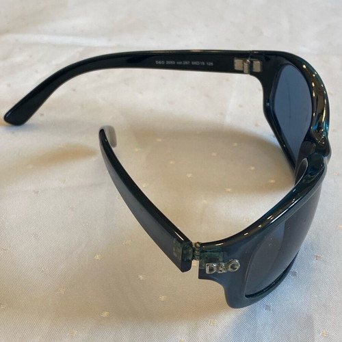 Dolce & Gabbana vintage rectangular blue sunglasses like new