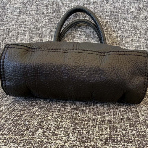 Diesel leather vintage Y2K bag used, black, hand-held