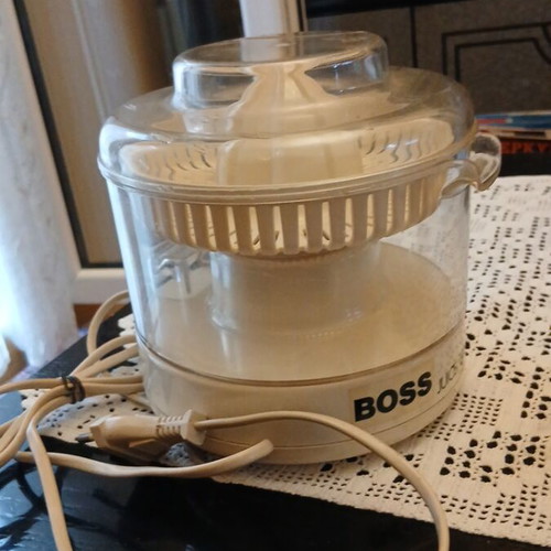 Vintage Boss Electric Citrus Juicer used, compact 15 watt